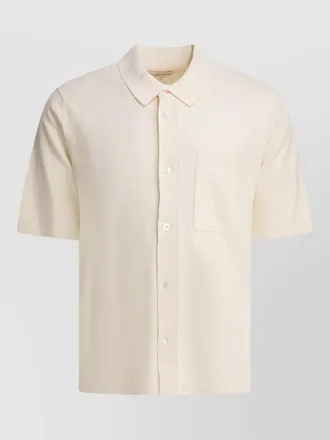 Norse Projects rollo polo shirt chest pocket ribbed collar