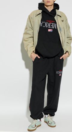 Willy Chavarria Oversize Sweatshirt, Mens, Black
