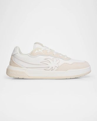 Palm Angels Men & apos;s Palm Canvas Tennis Sneakers