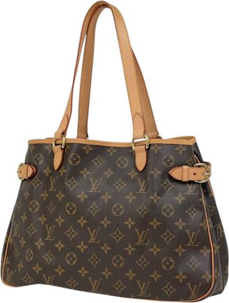 Louis Vuitton Brown Monogram Shoulder Bag Tote Bag (Pre-Owned)
