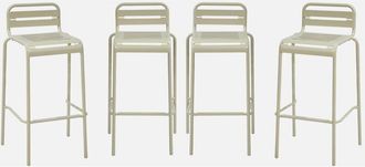 Sweeek Trona De Jard&iacute;n De Acero, Set De 4