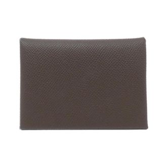 Herm&egrave;s Brown Epsom Leather Coin Purse/Coin Case (Pre-Owned)