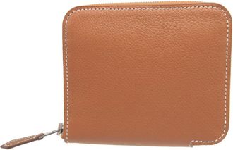 Hermès Gold Silk Coin Purse/Coin Case (Pre-Owned)