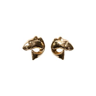 Jacquemus Accessoires, Dames, Geel, ONE Size, Les Boucles Poisson