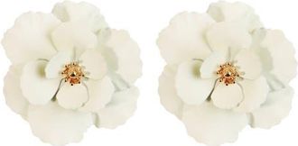 Panacea Flower Earrings in White at Nordstrom