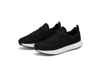 Allbirds Courier Womens Shoes Natural Black (Blizzard) : 6 B - Medium, Rubber