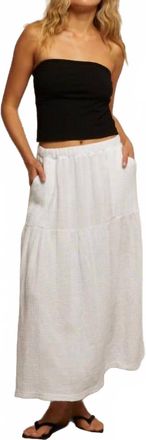 perfectwhitetee Vera Tube Top In True Black