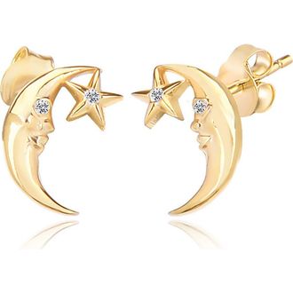 Gabi Rielle Moonlit Stud Earrings in Gold at Nordstrom Rack