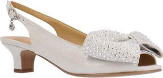 J. Reneé Lirain Slingback Sandal in Silver at Nordstrom, Size 10.5