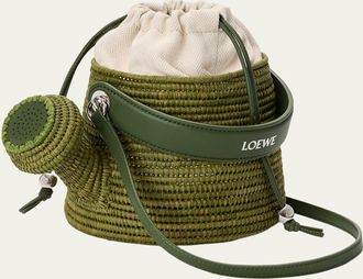 Loewe x Paulas Ibiza Raffia Watering Can Crossbody Bag