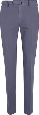 Incotex Broeken, Heren, Grijs, M, Katoen, Klassieke Regular Chino