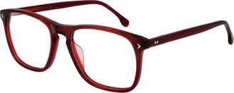 Lozza Red Cellulose Acetate Glasses Mens (Frames)