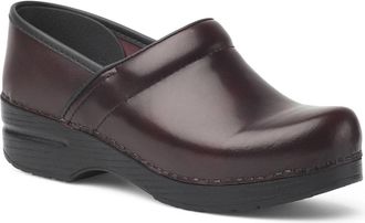 Dansko Womens Professional Clog Shoes In Cordovan Cabrio