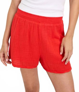 Michael Stars Alva Smocked Short In Samba