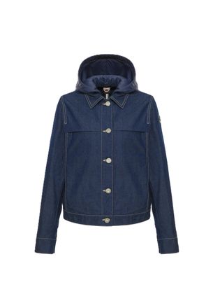 Colmar Navy Blue Hooded Denim Jacket