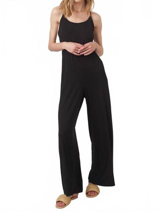 Bloomingdale's Night Moves Tie Back Jumpsuit In Black