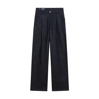 Dries Van Noten Wide Trousers, male, Blue, Size: W31 Wide Trousers