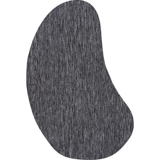 Jonathan Y Designs Evan Modern Rustic Organic Curve Indoor/Outdoor Shaped Area Rug in Dark Gray at Nordstrom, Size 8Ft 0In X 10Ft 0In