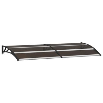 vidaXL Pensilina Per Porta Nera 200x75 Cm In Pc - Vidaxl
