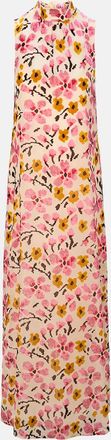 Staud Blossom Floral Tapestry Albee Dress