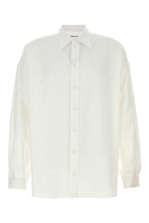 Dolce & Gabbana White Linen Shirt