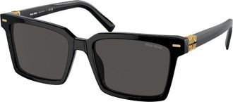 Miu Miu MU13ZS 16K5S0 Womens Sunglasses Black Size 55