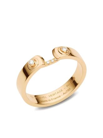 Nouvel Heritage 18K yellow gold Business Meeting Mood diamond ring - women - 18kt Yellow Gold/Diamond - 6