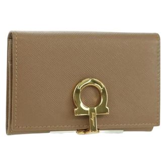 Ferragamo Pre-owned Wallets, female, Beige, Size: ONE SIZE Pre-owned Coin Purse
