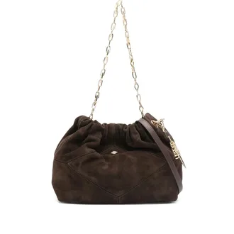 BA&SH Mini June Suede Tote Bag