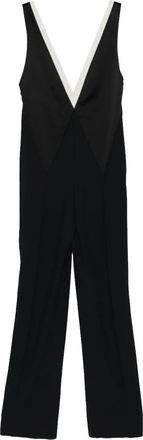 Tom Ford Contrast V-Neck Jumpsuit Clothing
