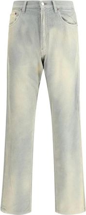 Prada Fluweelribbroek - Heren - Regular Fit Jeans - Beige - W31 - Katoen - Jeans