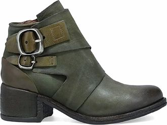 A.S.98 Womens Olin Ankle Bootie In Jungle Green