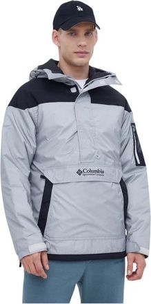 Columbia Challenger Remastered Pullover Anorak - Heren - Outdoorjassen - Grijs - S - Leer - Fitness