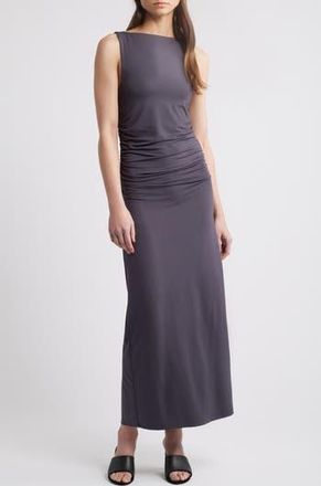 Rag & Bone Luca Sleeveless Stretch Dress in Wet Iron at Nordstrom Rack, Size X-Large