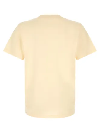 Moncler Logo Patch T-Shirt - Beige