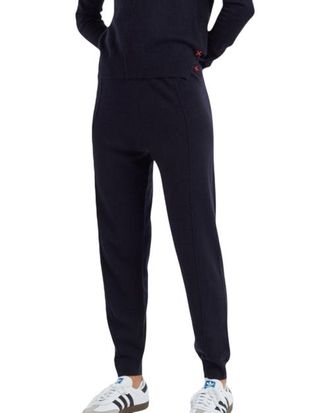 Chinti and Parker Wool Cashmere Cuffed Joggers in Navy at Nordstrom, Size X-Large