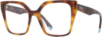 Fendi Stijlvolle Brillen - unisex - Brillen - Bruin - 54 MM - Accessoires