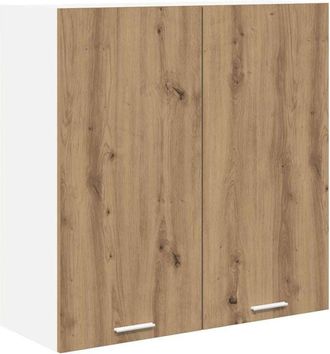 vidaXL Hanging Cabinet with Storage Riga Artisan Oak 80 x 31 x 80 cm vidaXL