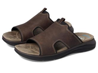 Dockers Barlin Mens Sandals Dark Brown/Black : 14 D - Medium, Leather