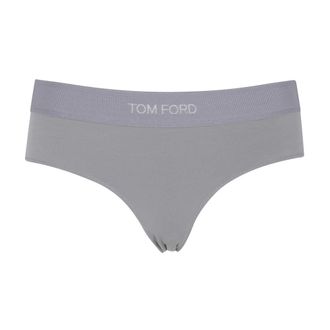 Tom Ford Logo Tailleband String - Dames - Onderbroek - Grijs - L - Ondergoed