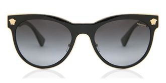 Versace VE2198 Polarized 1002T3 Womens Sunglasses Black Size 54