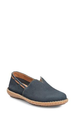 B&oslash;rn Naya Leather Loafer in Navy N/B at Nordstrom, Size 7