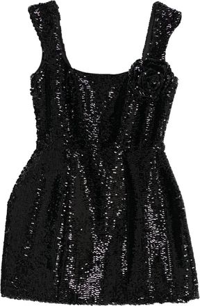 Giuseppe Di Morabito Abito corto con paillettes - Nero