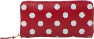 Comme Des Gar&ccedil;ons Polka Dots Wallet - Dames - Portefeuilles - Rood - ONE Size - Leer - Accessoires