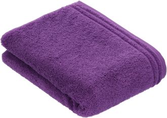 Vossen Badetuch »Calypso Feeling« mit schmaler Bordüre aus 100% Baumwolle, Vegan, einfarbig