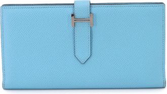 Hermès Celeste Epsom Leather Long Wallet (Bi-Fold) (Pre-Owned)