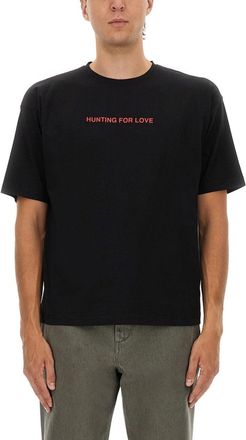 Aspesi T-Shirt With Hunting For Love Print-Uomo