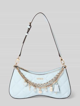 Guess Shoulder Bag mit Logo-Detail Modell Libby in Hellblau, Gr&ouml;&szlig;e 1