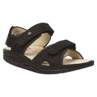 Finn Comfort Yuma 1561 Nubuck Womens Sandals - Black - Size:UK 5