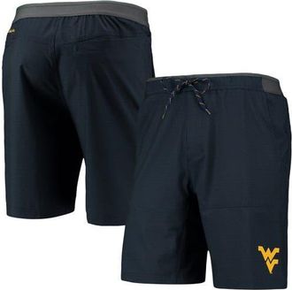 Columbia Mens Columbia Navy West Virginia Mountaineers Twisted Creek Omni-Shield Shorts at Nordstrom, Size Small